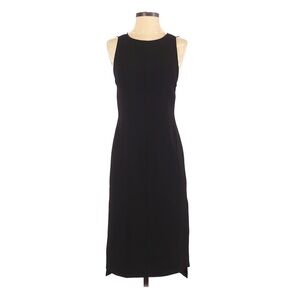 Rag & Bone Slinky Division Open Back High Neck Chic Midi Dress Black 2